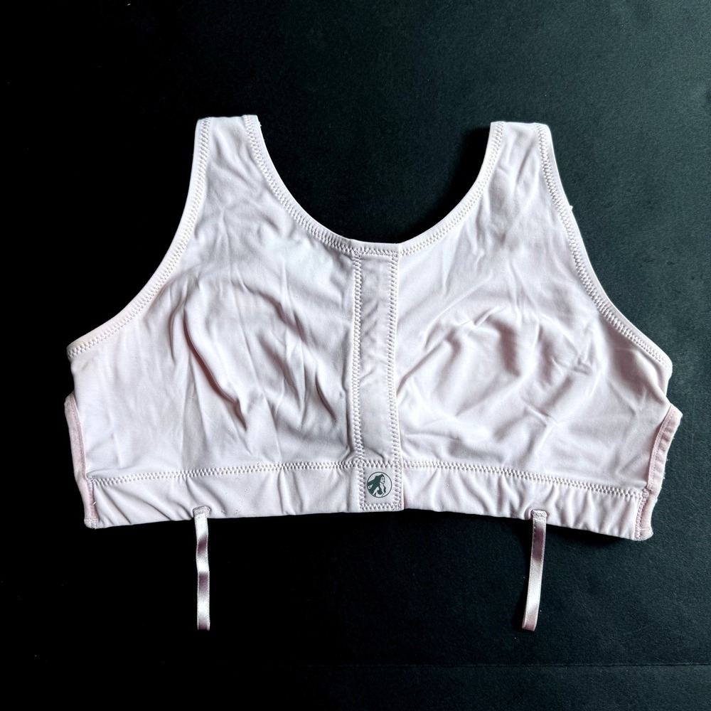 Masthead Elizabeth PINK Surgical Bra 042 Women M Unlined Adjustable Strap